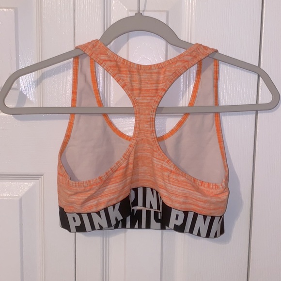 PINK Victorias’ Secret Orange Sports Bra - Picture 2 of 3